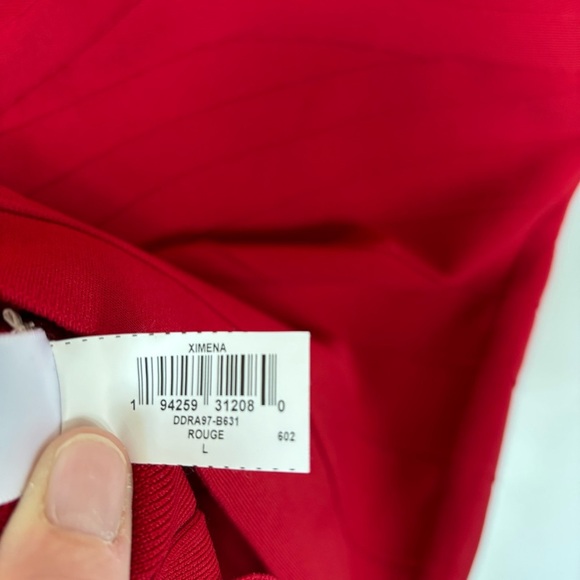 Dress the Population Ximena Patterned Bodycon Dress L - Picture 6 of 9